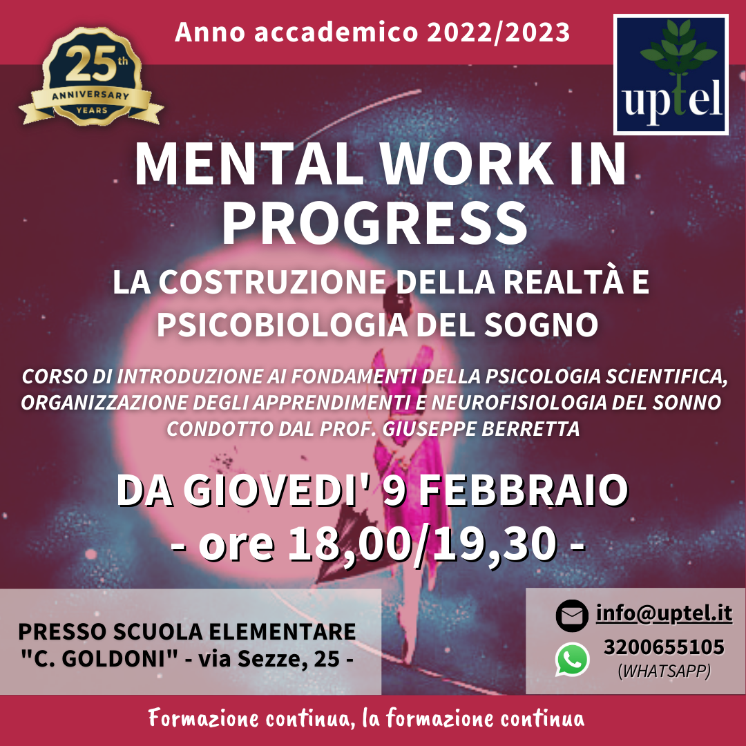 Corso “Mental work in progress” – Annullato
