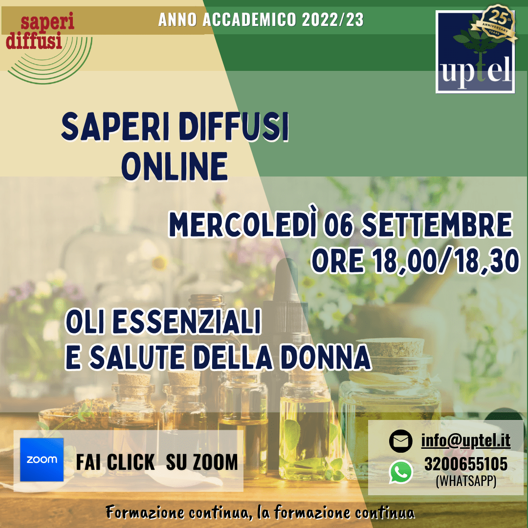 Saperi diffusi – Appuntamenti dal 4 al 10 settembre