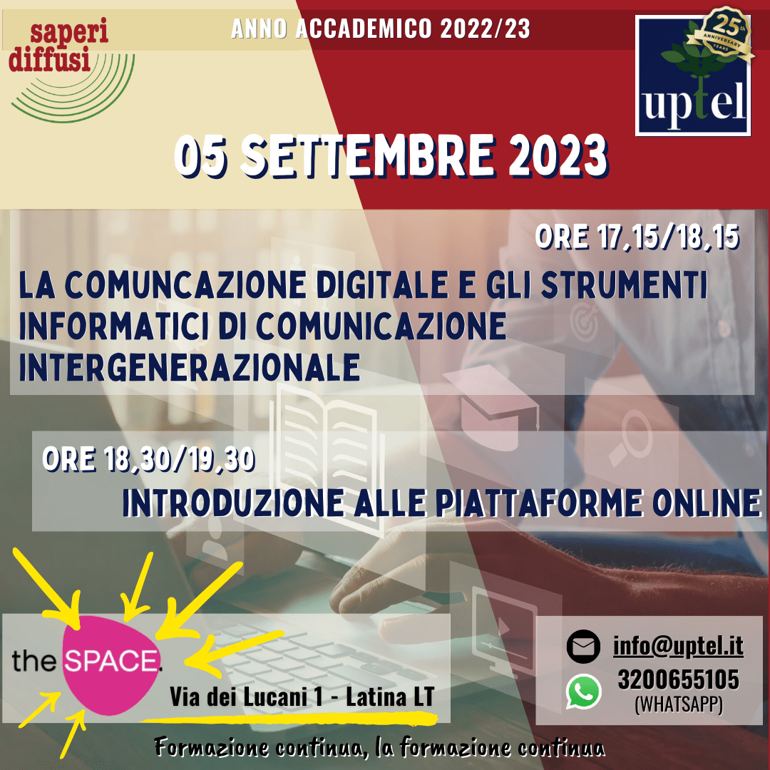 Saperi diffusi – Appuntamenti dal 4 al 10 settembre