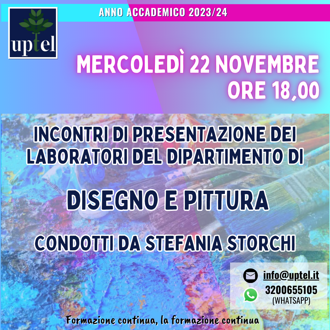 Presentazione dei laboratori di disegno e pittura