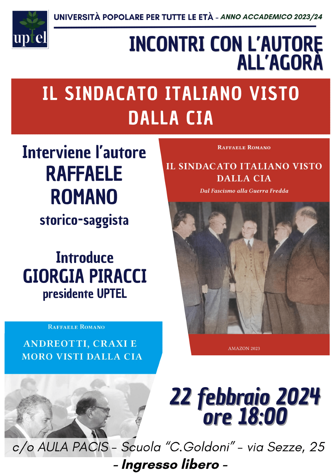 Presentazione e incontro con l’autore Raffaele Romano