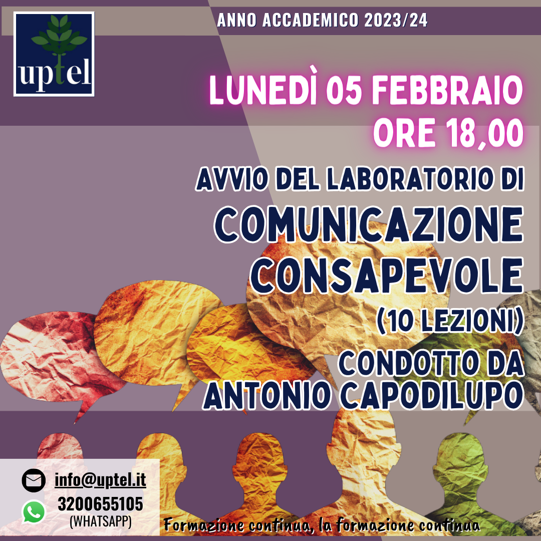 Avvio laboratorio di comunicazione consapevole