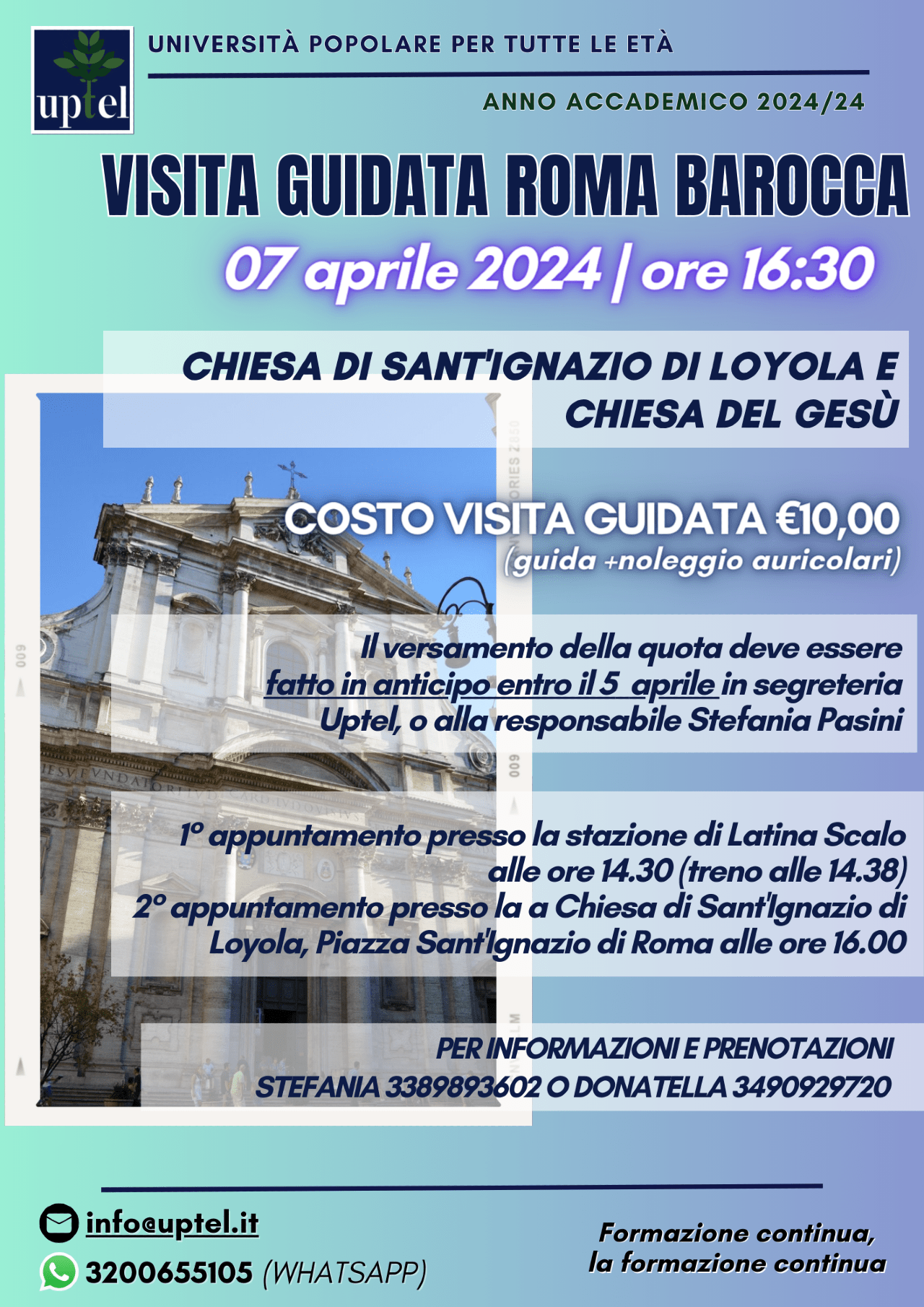 Prenotazione visita guidata 07 aprile 2024