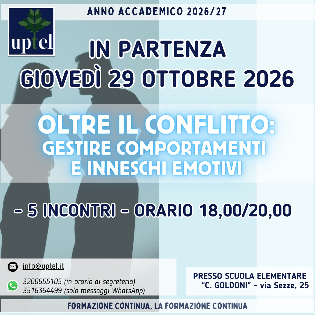 Primo modulo psicologia – Oltre il conflitto